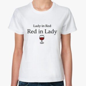 Женская майка Red in lady